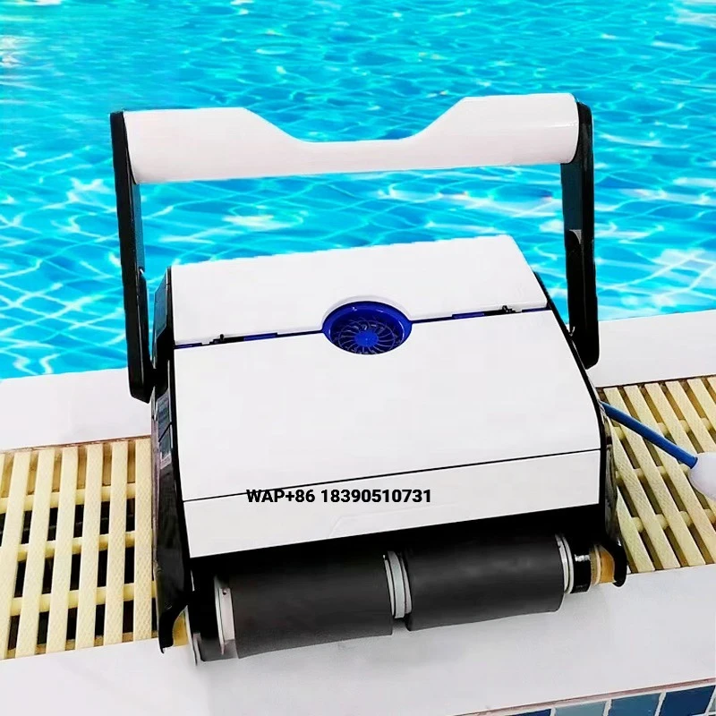 Water Crown Automatic Robotic Pool Vacuum Cleaner Square Shape for Ground Swimming Pool Cleaning Robot Pool Tools Accessories