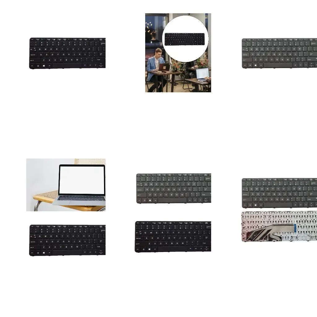 

Y1UB US Laptop Keyboard for HP Probook 650 G3 655 G3 450 G3 455 Keyboards Replacement 841137-001 Tested with Frame