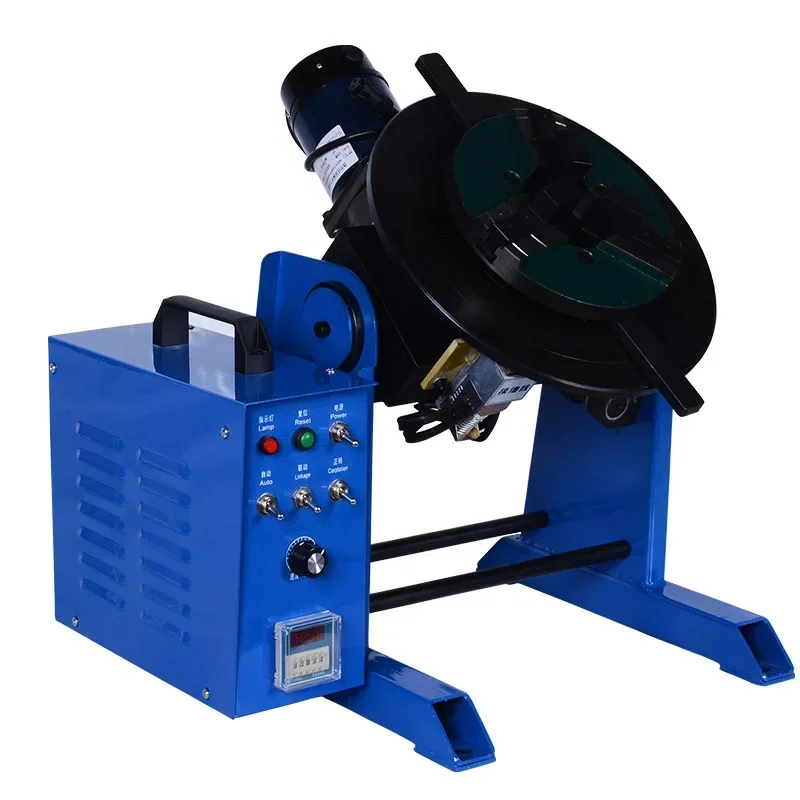 220v Electric 50kg Pipe Flange Ring Joint Automatic Welding Positioner Goot Welding Turntable 45 Degrees Reversal Platform