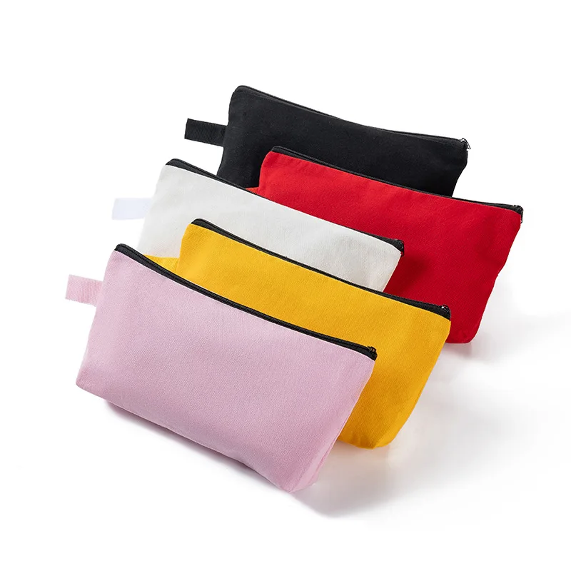 

10pcs/lot 25*13*4.5cm Portable Canvas Zipper Bag Pencil Case Travel Camping First Aid Kit Self Jewelry Cosmetic Packaging Bag
