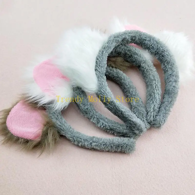 N5KB Animal Bandband Tête Ornement décoratif Artisanat Accessoire maison pour Kid Girl Boys Birthday Gift Supplies