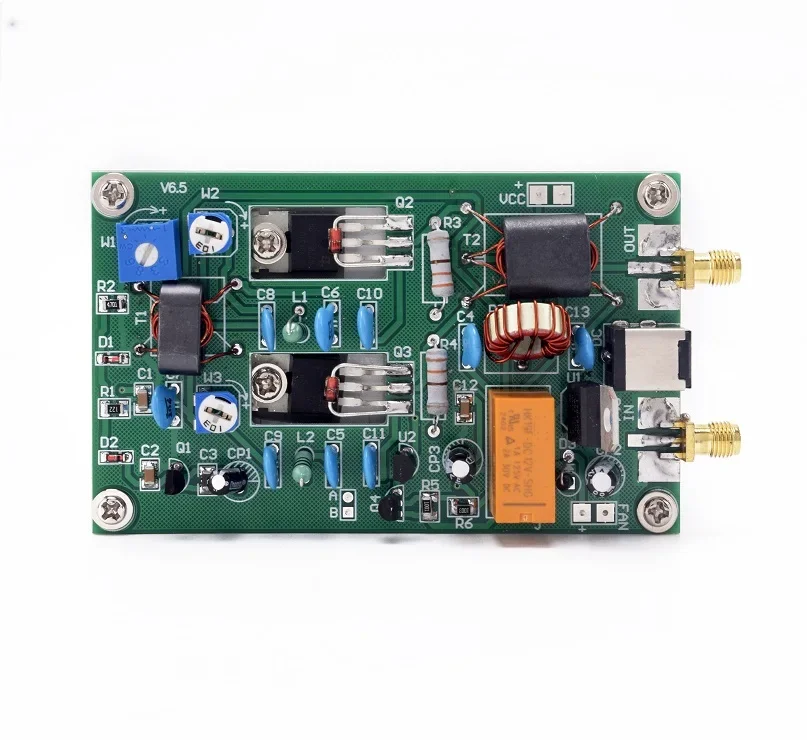 30W 3-28MHz Shortwave Power Amplifier Board CW SSB Linear High Frequency Power Amplifier Finished Board NEW