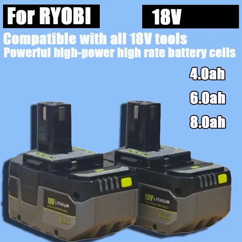 

For RYOBI high-performance lithium battery 18V low self discharge suitable for all tools P109 P108 P107 RB18L20