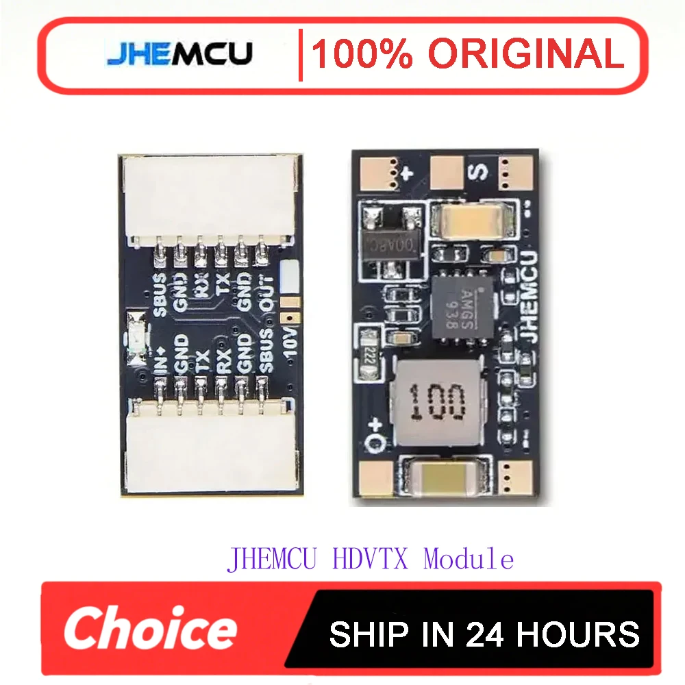 2PCS JHEMCU HDVTX Module for O3/ O4, 5V/ 10V Step-down Module Reduces The Input Voltage of The Air End for FPV DIY Part