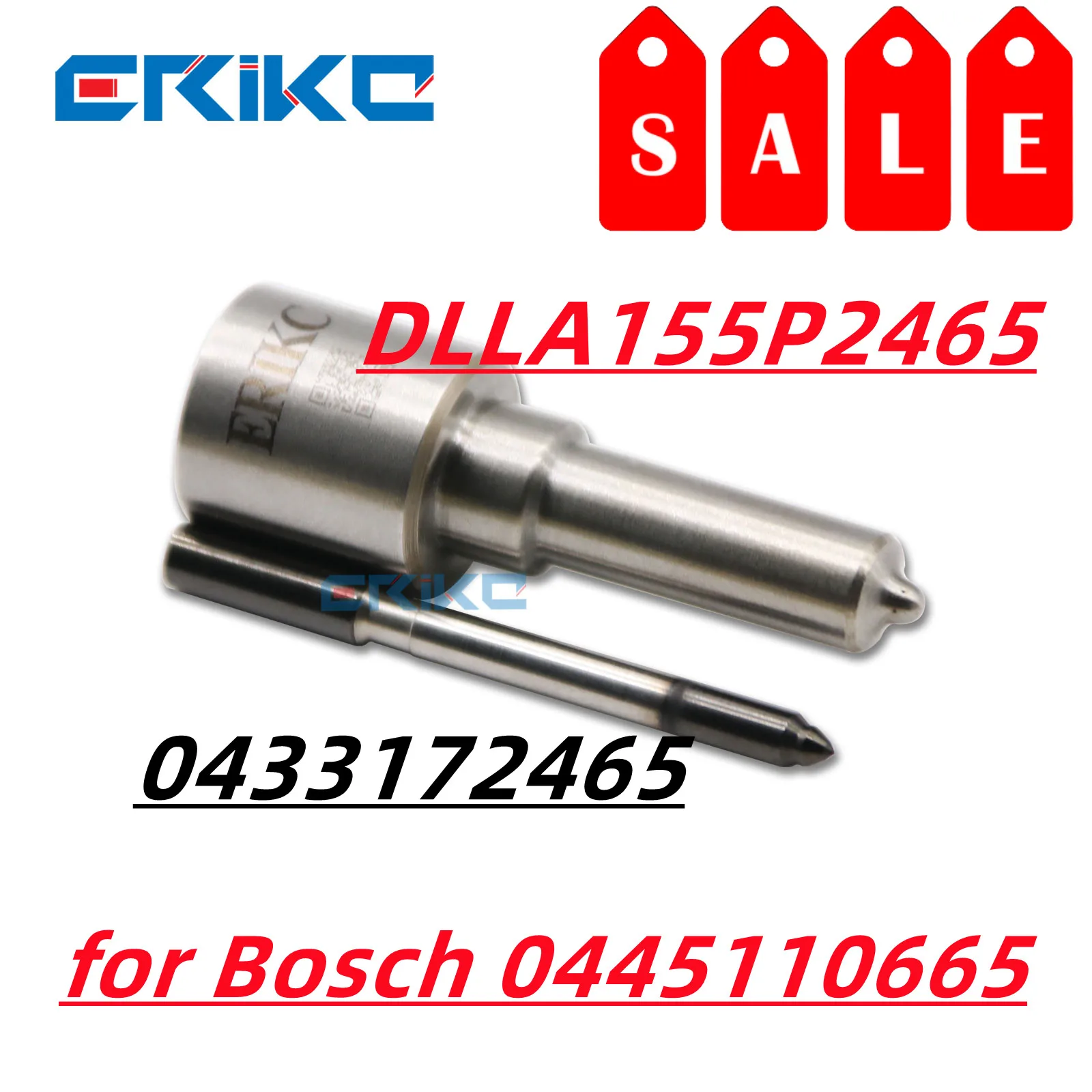 DLLA155P2465 Common Rail Nozzle DLLA 155 P2465 OEM 0433172465 Diesel Sprayer Nozzle DLLA 155 P 2465 for Bosch 0445110665