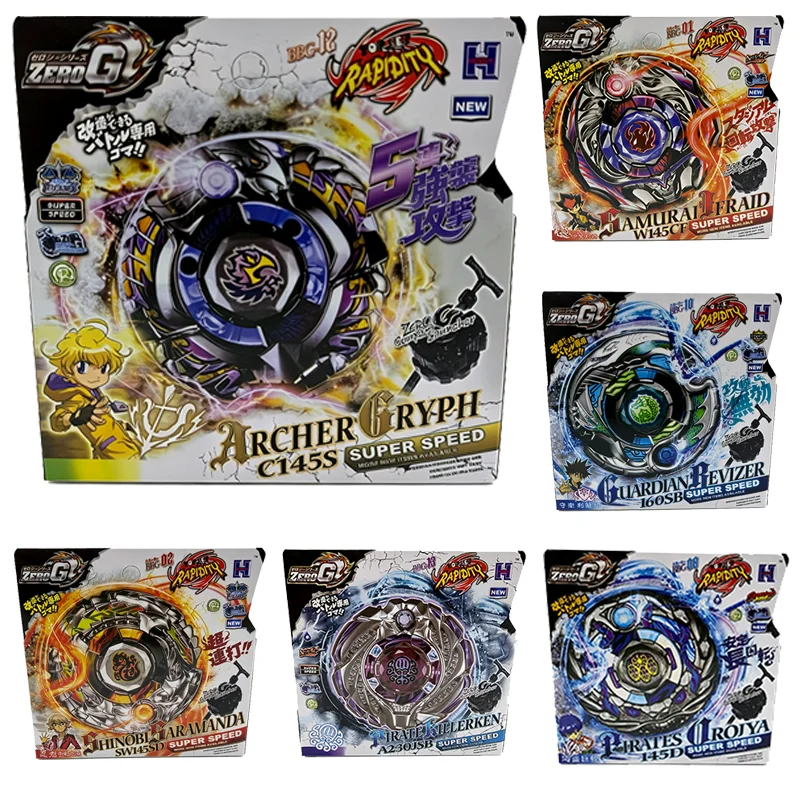Takara Tomy Metal Fusion Galaxy Pegasis Fury Master 4D System Gyro mit Launcher Spinning Top Toys Weihnachten
