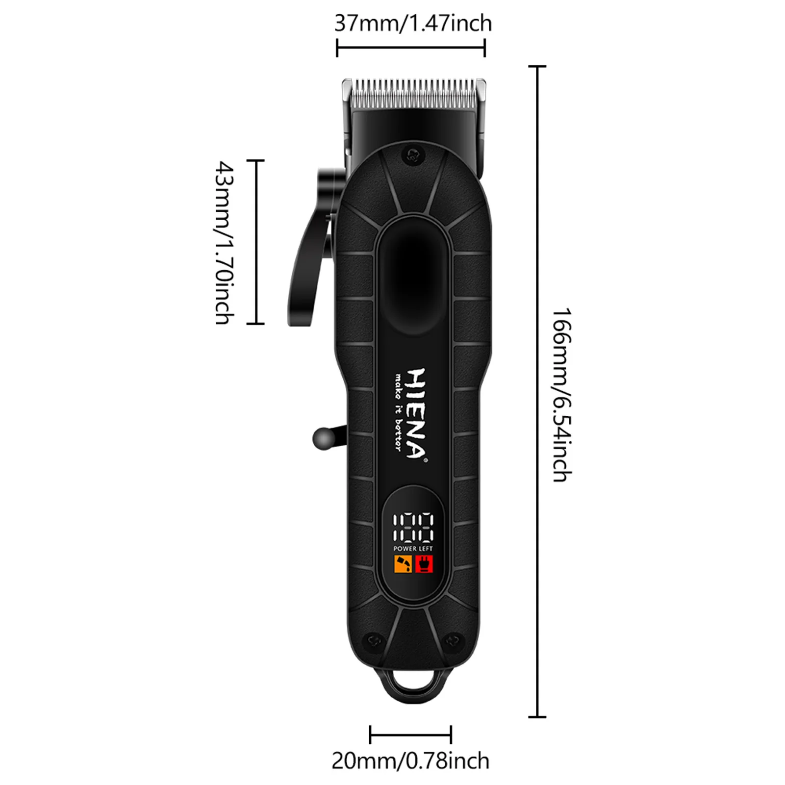 HIENA Men's Hair Clippers Professional Barber Machines for cutting hair HYN-223 Rechargeable Electric Razor Trimmer Shaving cut