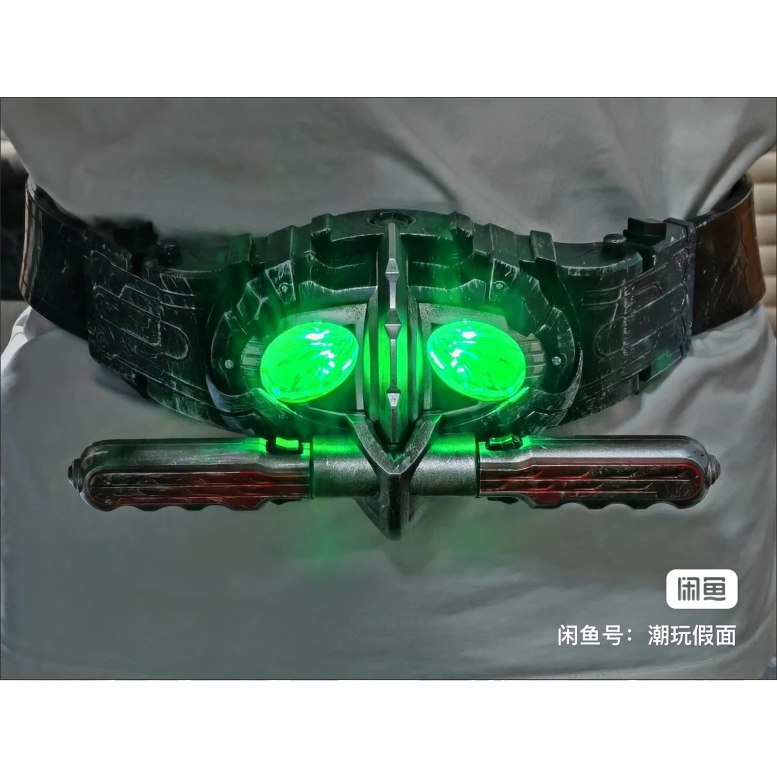 

Masked Rider Kamen Rider Amazon Военные повреждения покрытия CSM Модель металлический ремень Японская произношение