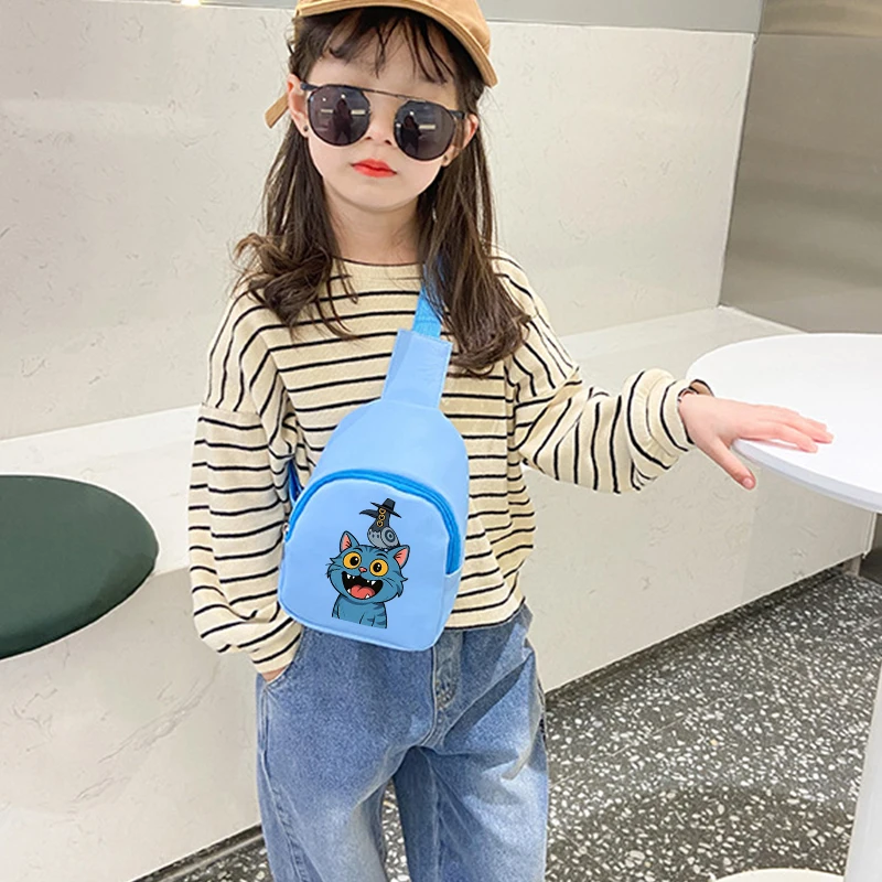 Bolsos de hombro KPop Demon Hunters para niños y niñas, bolso de pecho con figura de Anime de dibujos animados, bolsos cruzados de gran capacidad a la moda, bolso bonito para teléfono