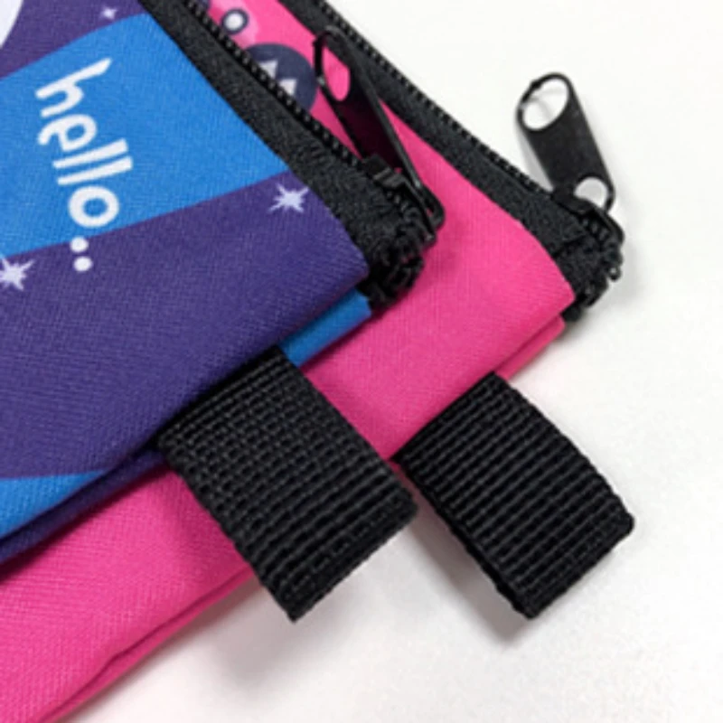 Portamonete portatile con cerniera per stampa da infermiera Porta carte per monete chiave da esterno per ospedale Borsa per auricolari Mini borsa per riporre soldi