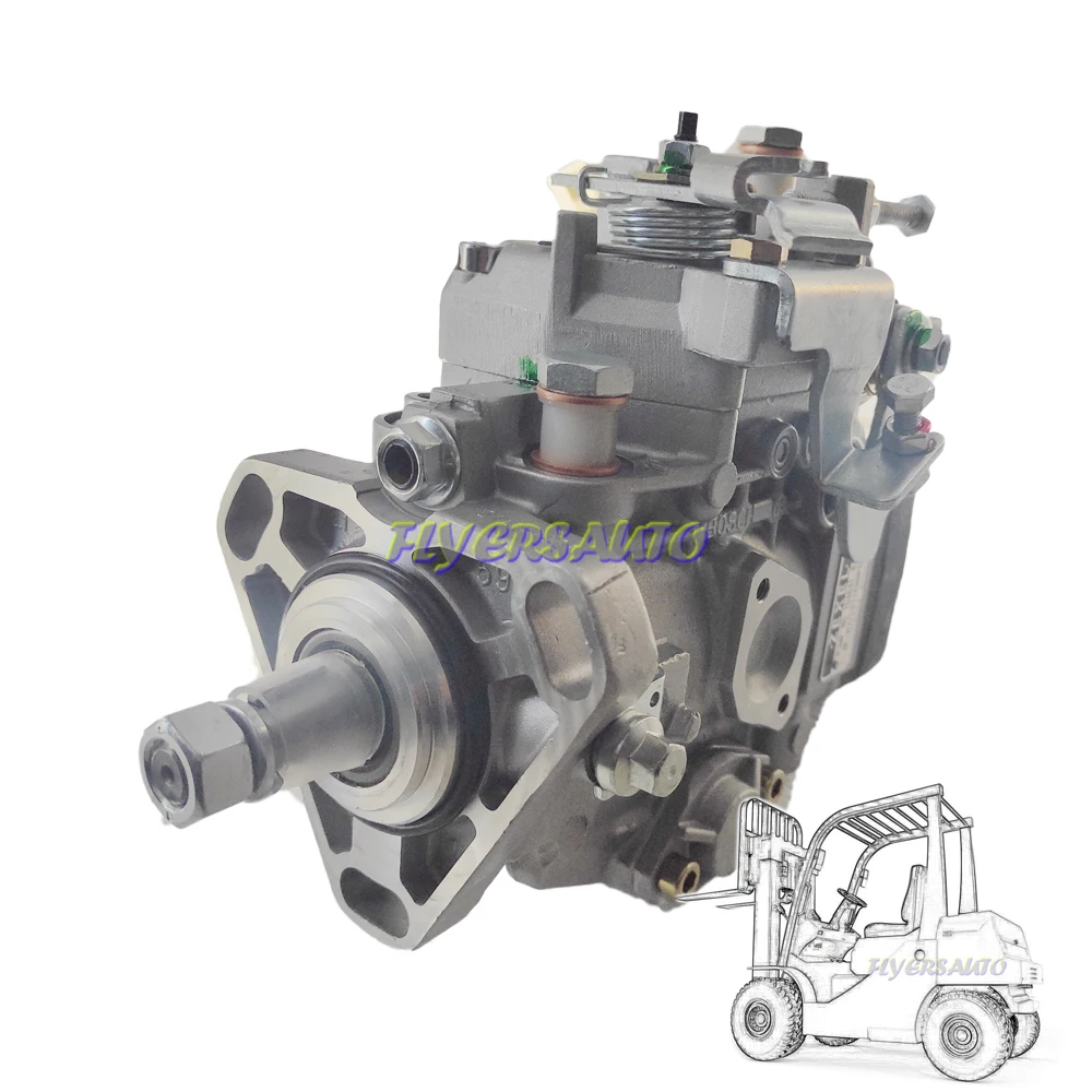 Diesel High Pressure Fuel Injection Pump 104641-8171  for Mitsubishi forklift S4S 1046418171 VE4 11F1125RNP2644 FLYERSAUTO