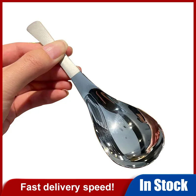 Stainless Steel Soup Spoons Home Kitchen Ladle Capacity Gold Silver Mirror Polished Flatware For Coffee Tableware