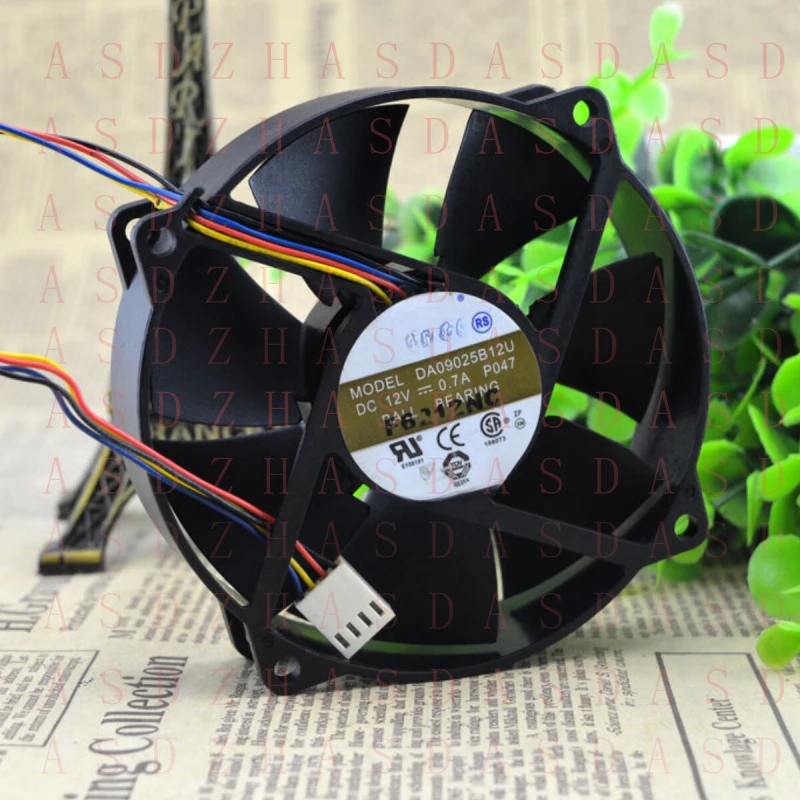 Z for AVC DA09025B12U 0.7A DC 12 9CM High Air Volume PWM Cooling Fan
