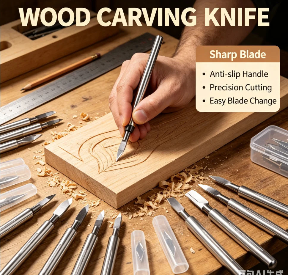 Scrapbooking Carving Knife Card  Making Precision Cutting Hobby Knife Paper Carving Craft Pottery Clay Sculpture Ceramics Tools