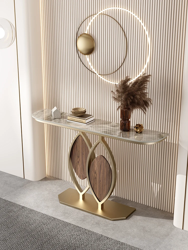 Italiaanse Rotsplaat Creatieve Home Light Luxe Toegangstafel