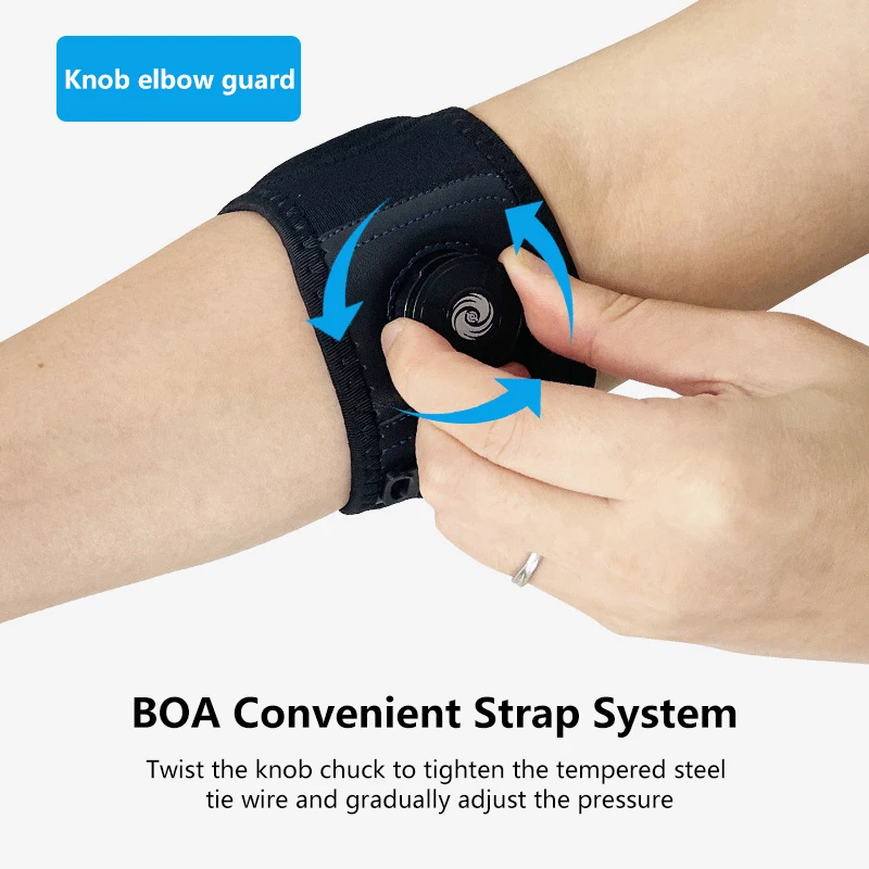 1PCS Tennis Elbow Brace Strap For Tendonitis Relief Golfers Elbow Brace Arm Forearm Brace Bands Golf Elbow Pads Support
