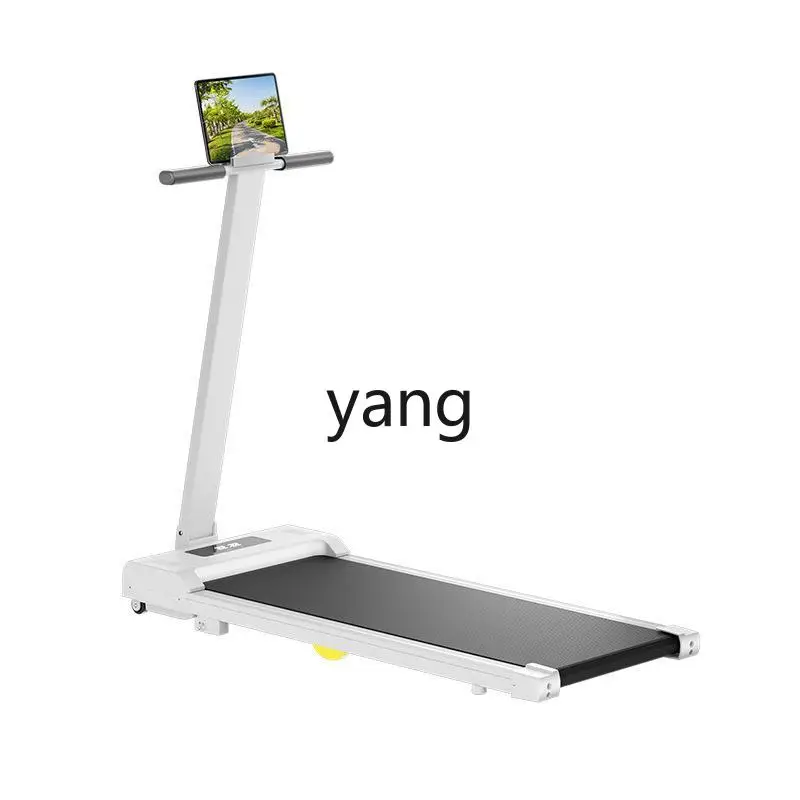 

LMM Foldable Flat Treadmill Household Small Indoor Folding Silent Walking Machine
