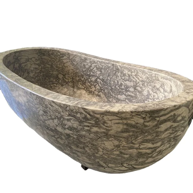 Luxury Stone Baths,Bathroom Luxury Marble Bathtub Solid Surface  standing Stone Bathtub