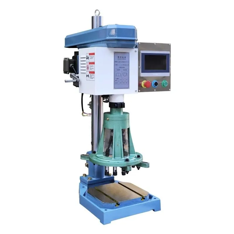 CNC Drilling Machine Full Automatic Multi Hole Drill Tapping Chamfering And Servo Control