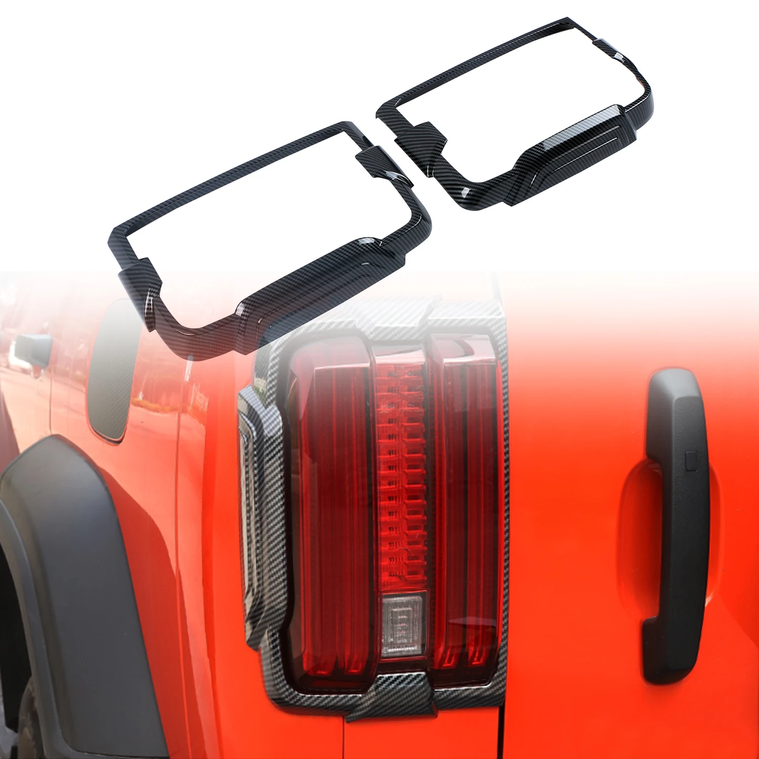 الذيل مصباح الضباب مصباح غطاء إطاري الكسوة يناسب GWM TANK 300 Tank300 2020 2021 2022 2023 2024 2025 ABS الملحقات الخارجية #4