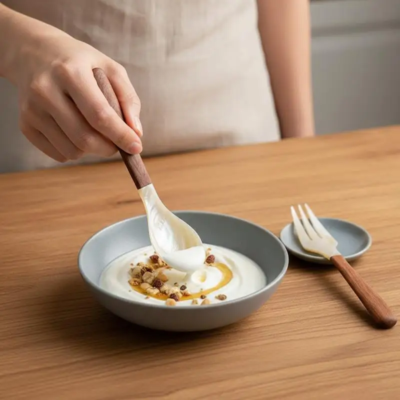 Natural Shell Spoon Home Seasoning Teaspoon For Caviar Conch Ice Cream Dessert Scoop