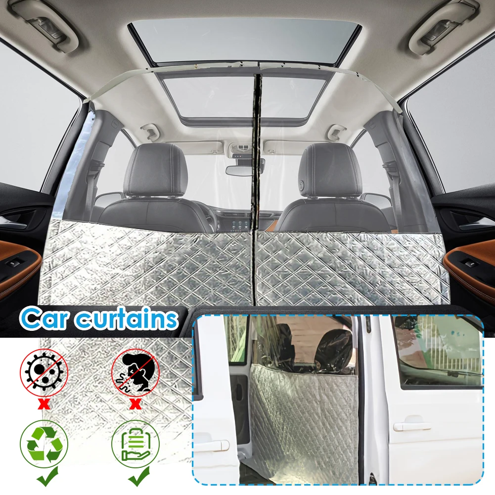 

Car Divider Isolation Curtain Air-Conditioning Sunshade Car Divider Privacy Curtain for Ford Car Accessories