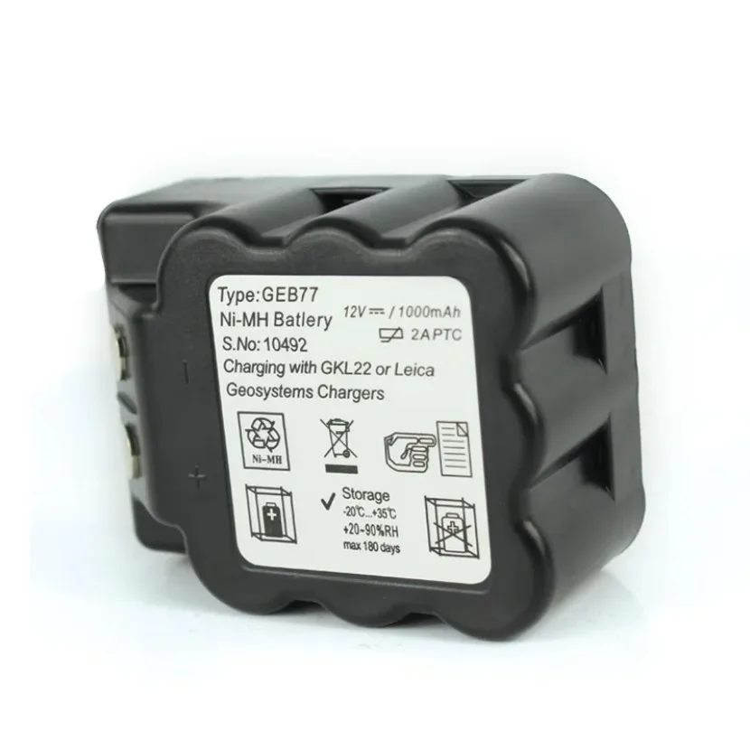 

1000mAh GEB77 Battery for Laica Total Station TPS100 TCA1800 TC2003 Rechargeable Li-ion Battery Supporting Battery