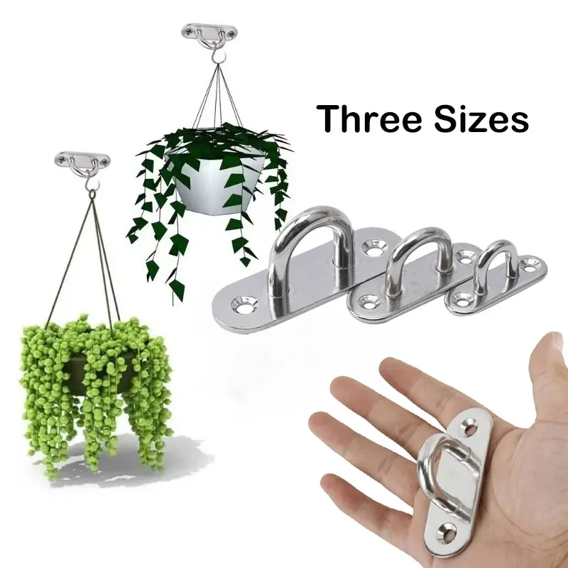 304-M6 M5 M8 Oval Eye Board Marine Deck Buckle Staple Boat Shade Sail Mounting Fastening Set 304 Marine Grade Stainless Steel
