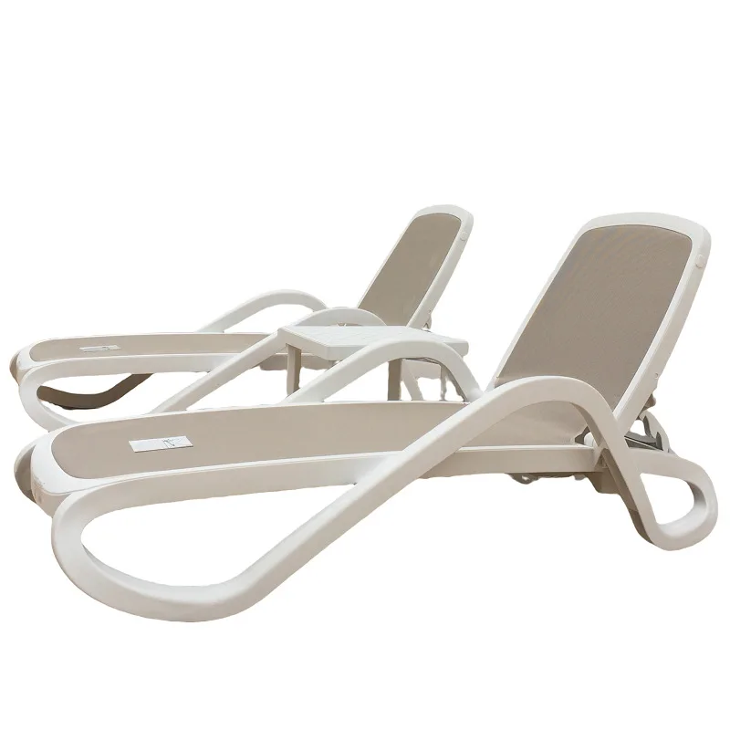 

Swimming Pool Lounge Hotel Balcony Seaside Outdoor Beach Waterproof Sunscreen Outdoor Pool Blue Lounge