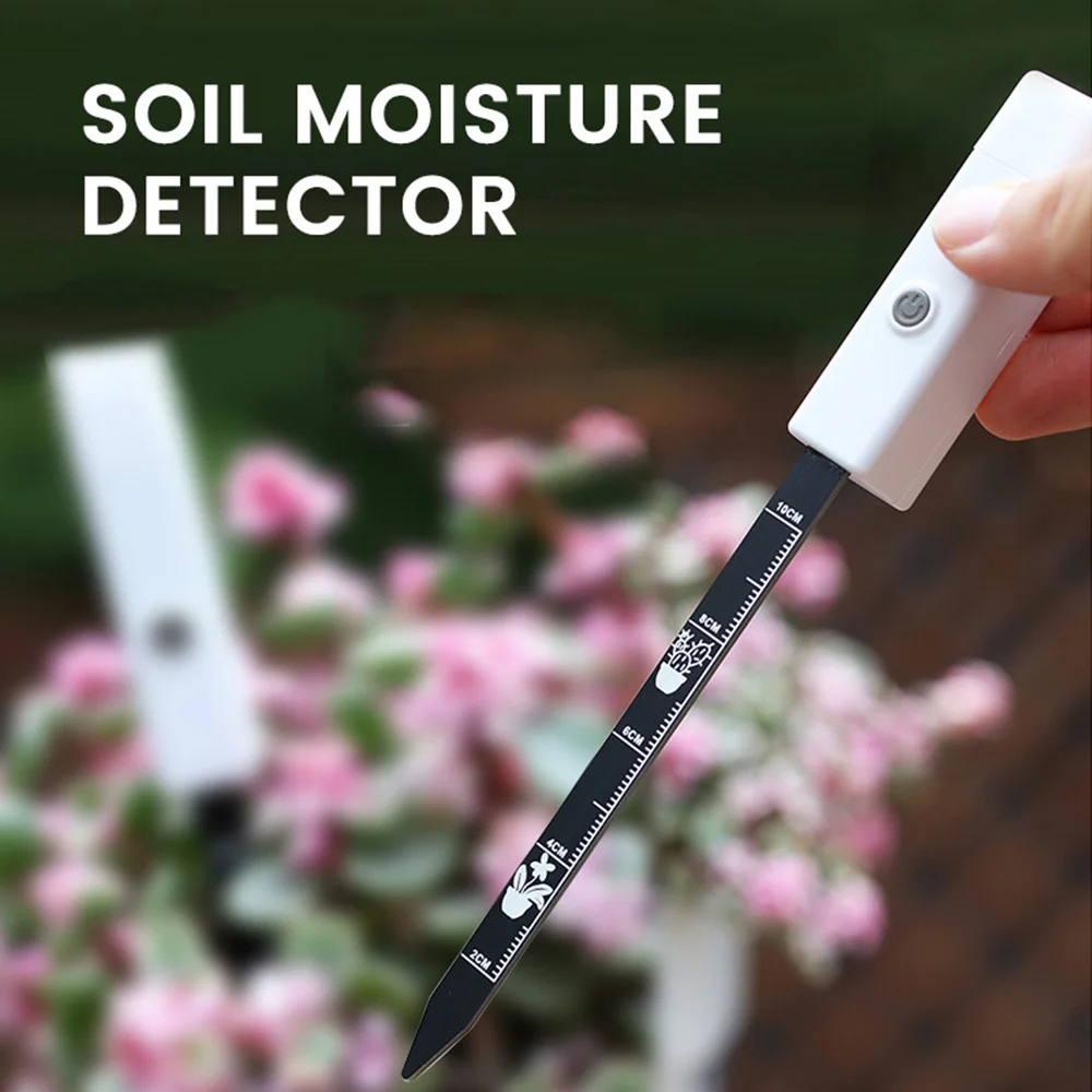 Testador de Umidade do Solo Inteligente e Higrômetro Rega Alarme Monitor de Umidade para Jardim Gramado Fazenda Casa Jardinagem