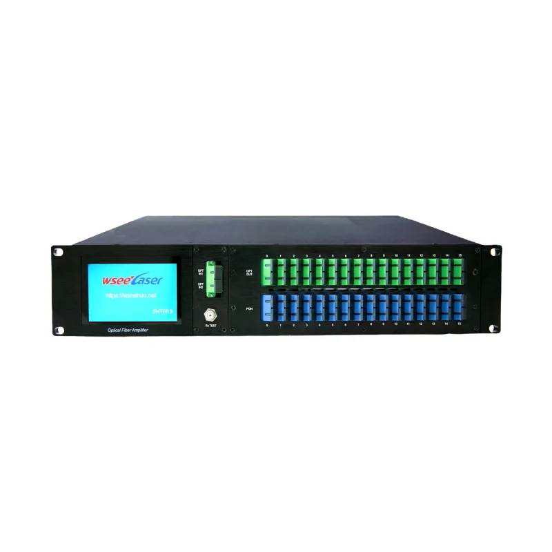 EDFA Optical Amplifier 16 32 64 Ports EDFA with 1550nm 23dBm Wdm for CATV