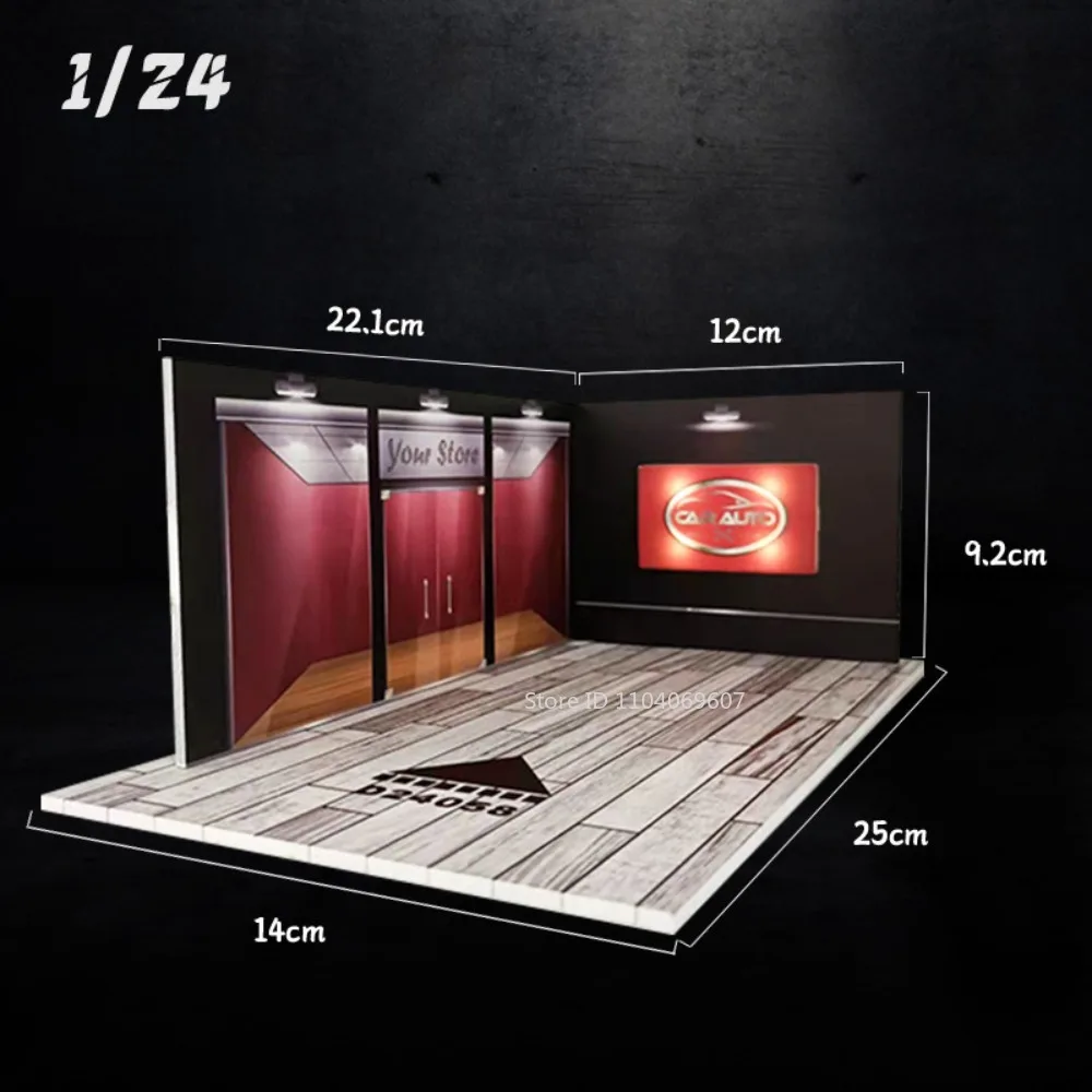 1:32 1:24 Scale PVC Material Light Alloy Diecast Model Toy Car Parking Lot Hight Simulation Underground Building Models Gifts