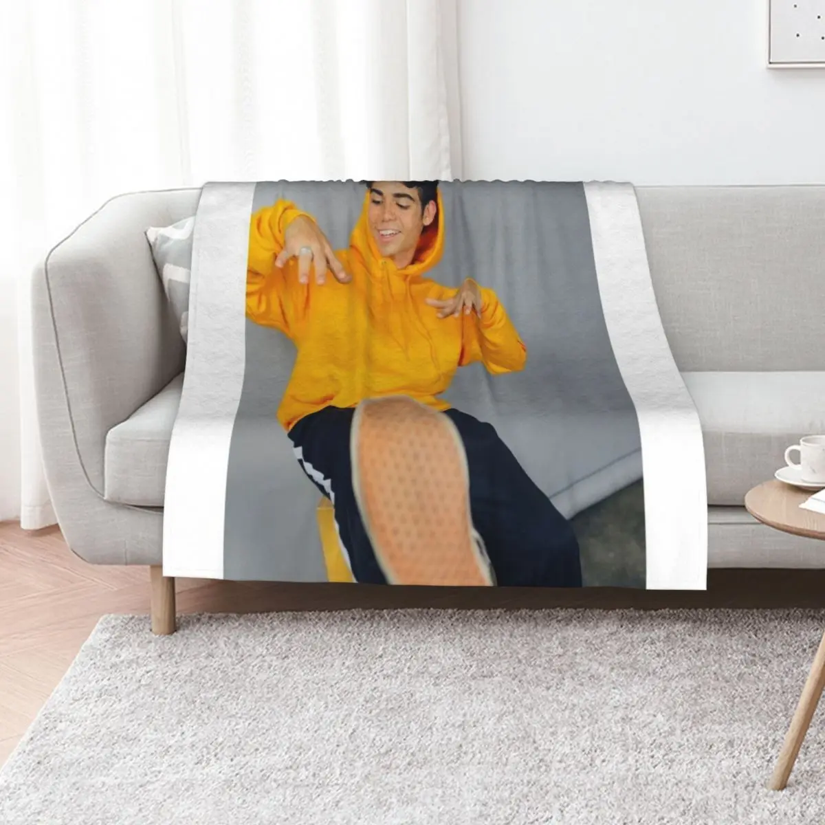 

Cameron Boyce Throw Blanket Multi-Purpose Tourist halloween Luxury Brand Blankets