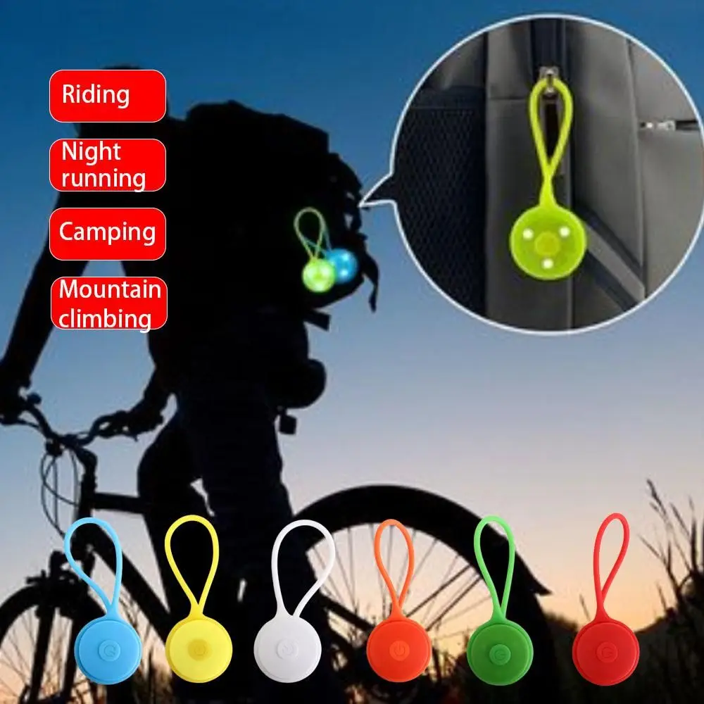 

Accessories Night Running Night Riding Silicone Flash Bike Rear Light Bicycle Light Bike Warning Light LED Backpack Light