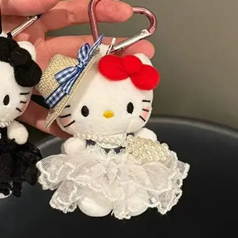 

Sanrio милый шеф-повар KT сумка кулон брелок рюкзак подвесное украшение школьная сумка плюшевая кукла девушка подарок лучшему другу Hellokitty