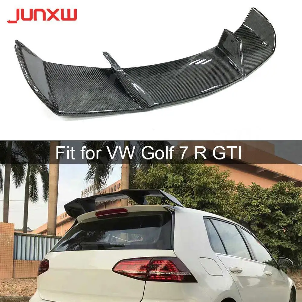 

Carbon fiber rear roof spoiler lip wings for Volkswagen Golf 7 VII MK 7 GTI RZ 2014-2019 RZ Style