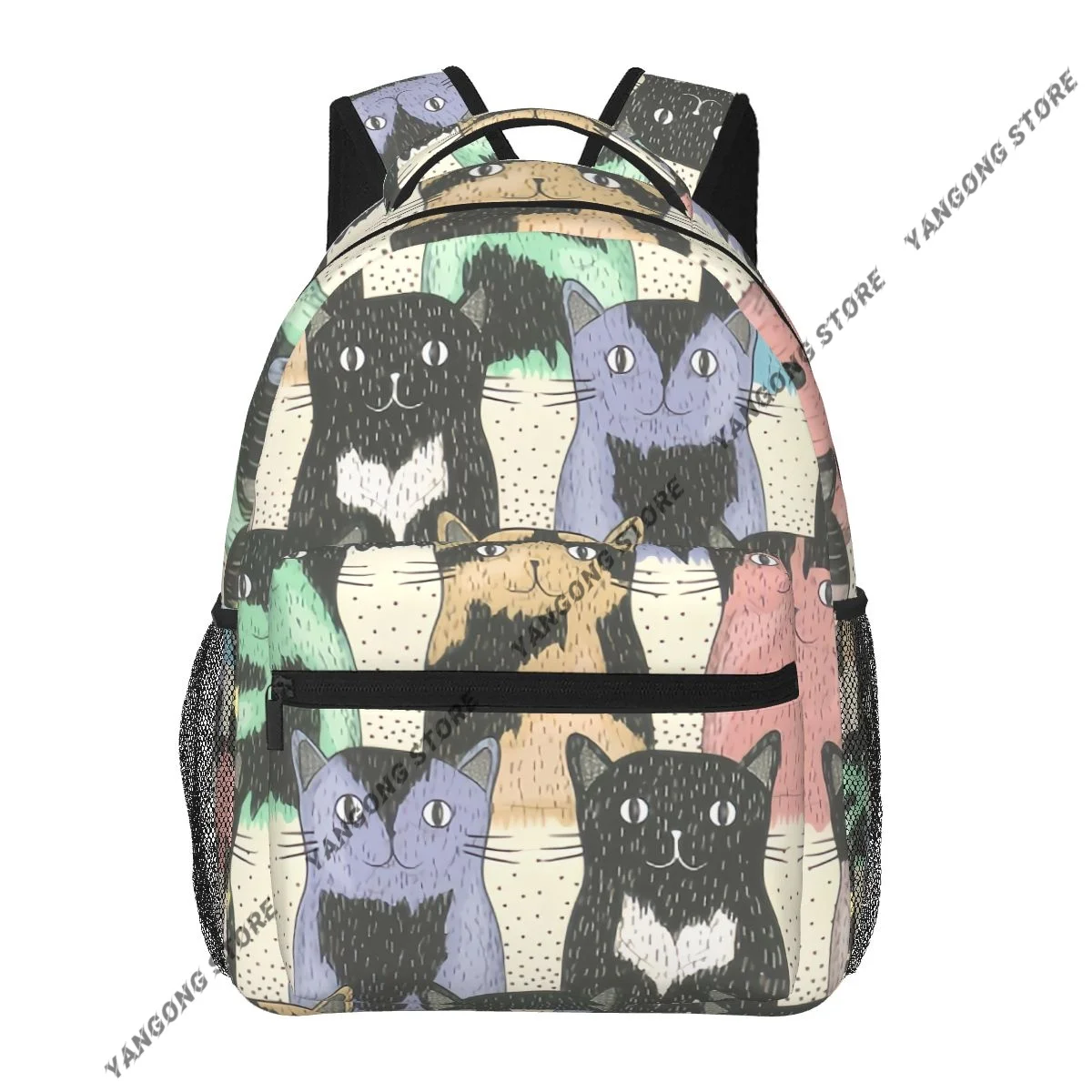 

Teenager Bookbag Backpack Travel Bag Cute Cats Backpack For Laptop School Bags