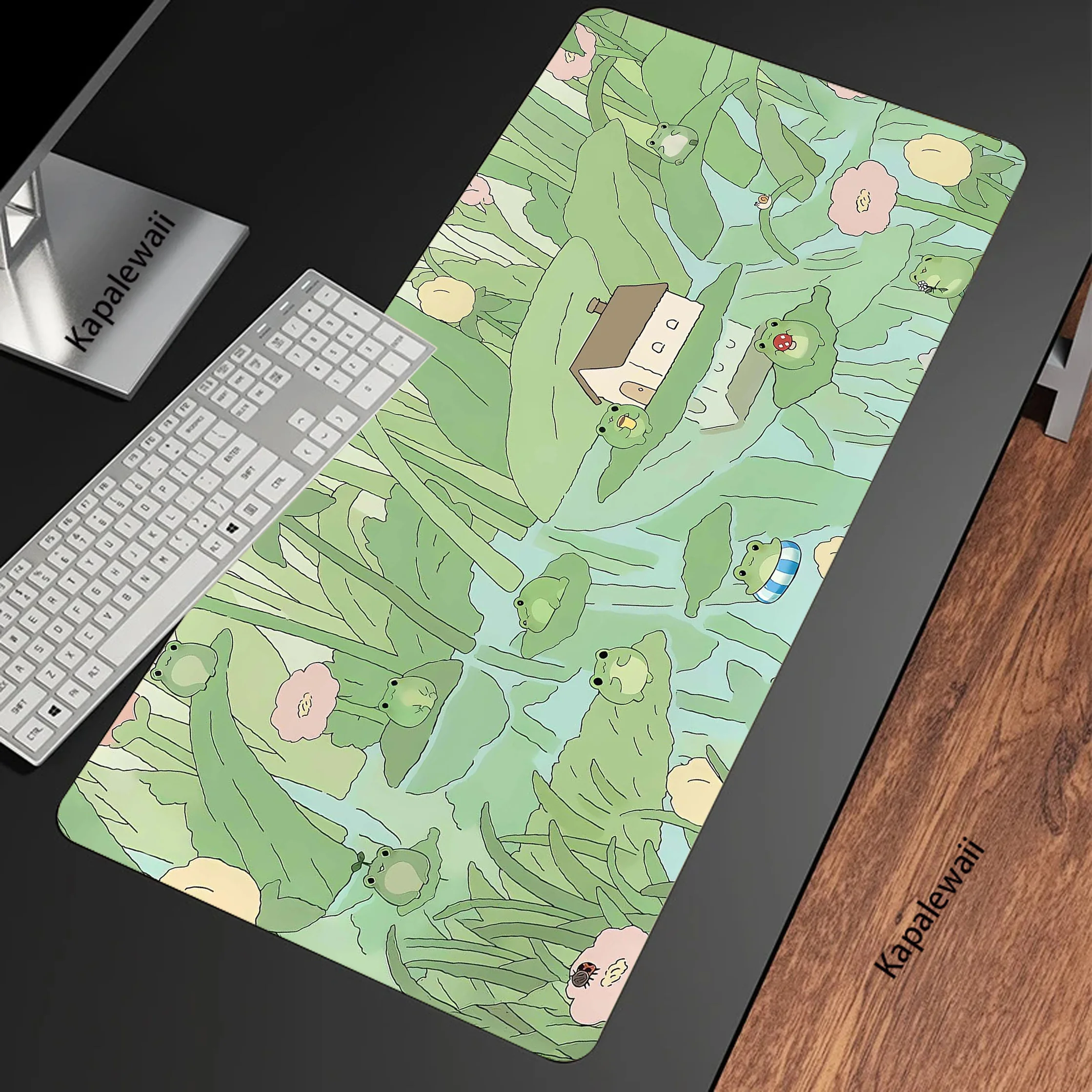 Cat Plant Mouse Pad Gaming Laptop Game Mouse Mat Mousepad Коврик Для Мыши Locking Edge Desk Mat Rubber Speed Keyboard Pads 40x90