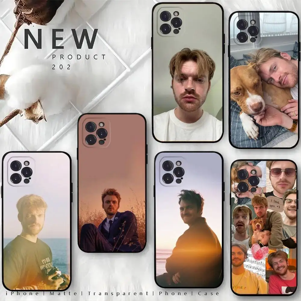 

Singer F-Finneas Phone Case For iPhone 16,15,14,13,12 Mini 11 Pro XR,X,XS,MAX 7,8 Plus Silicone Cover Soft Black