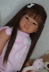 DLS 28inch Reborn Doll Kit Amaya Toddler Size Doll Soft Touch Vinyl Unfinished Unpainted Doll Parts with Body and Eyes De