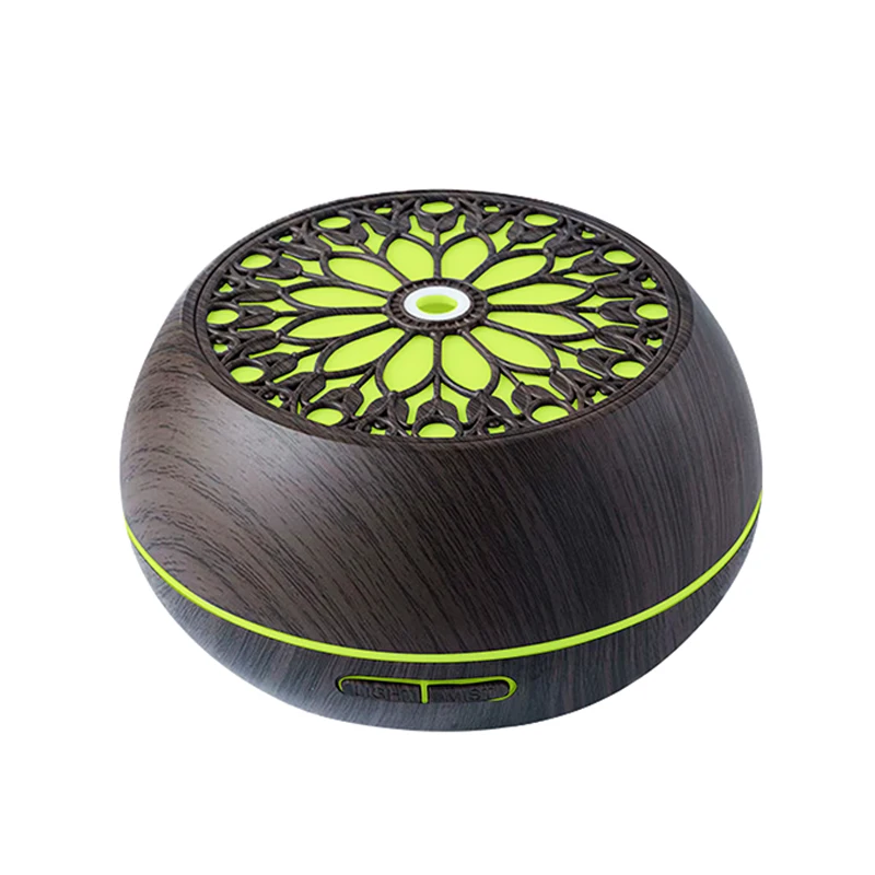 Difusor para casa quarto amigável 550ml difusor 7 cores claras calmantes 6 óleos de aromaterapia temporizador com controle remoto