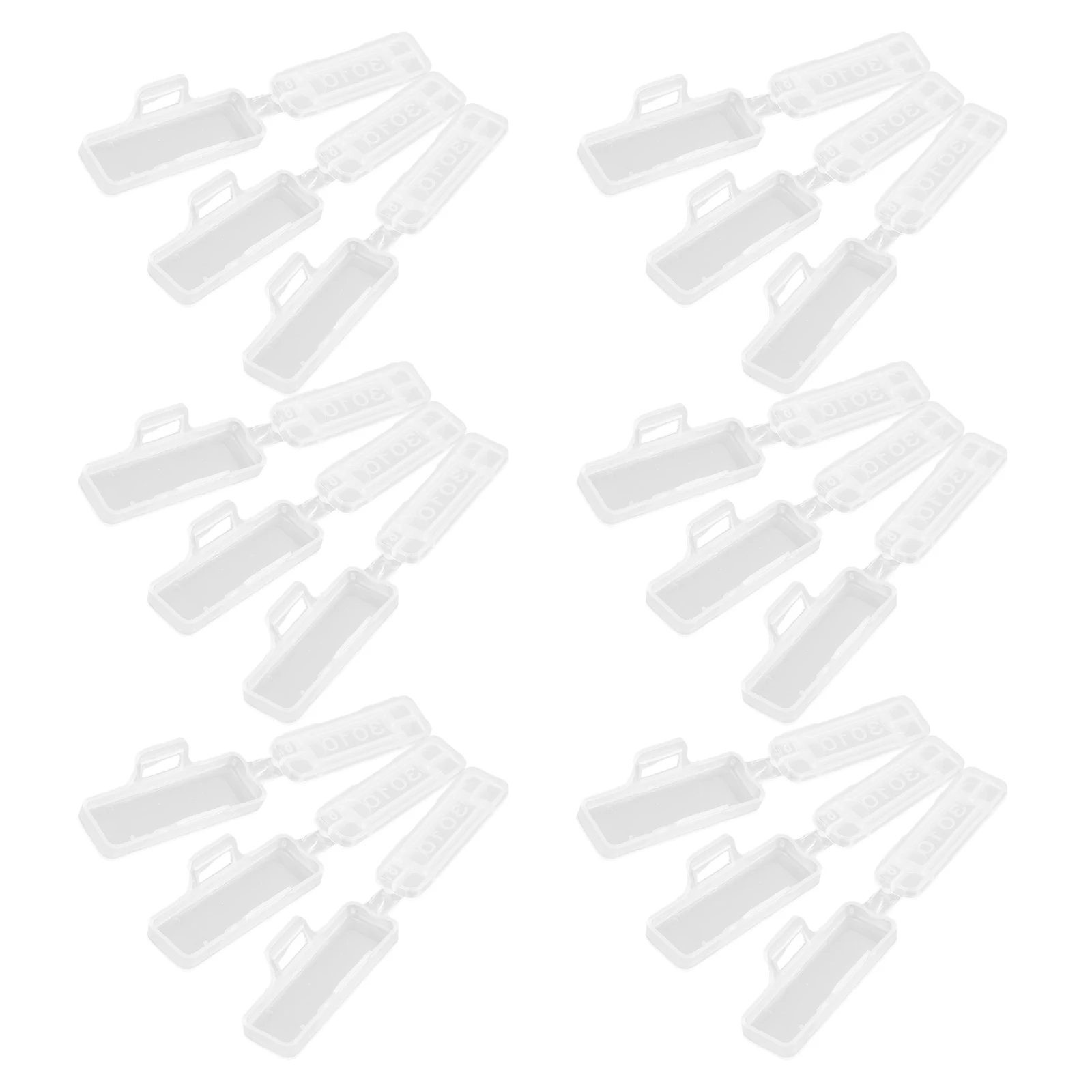 

50pcs Cable Label Holder Wire ganizer Transparent Charging Cord Reusable Durable Material 10mm Cables Wide Compatibility