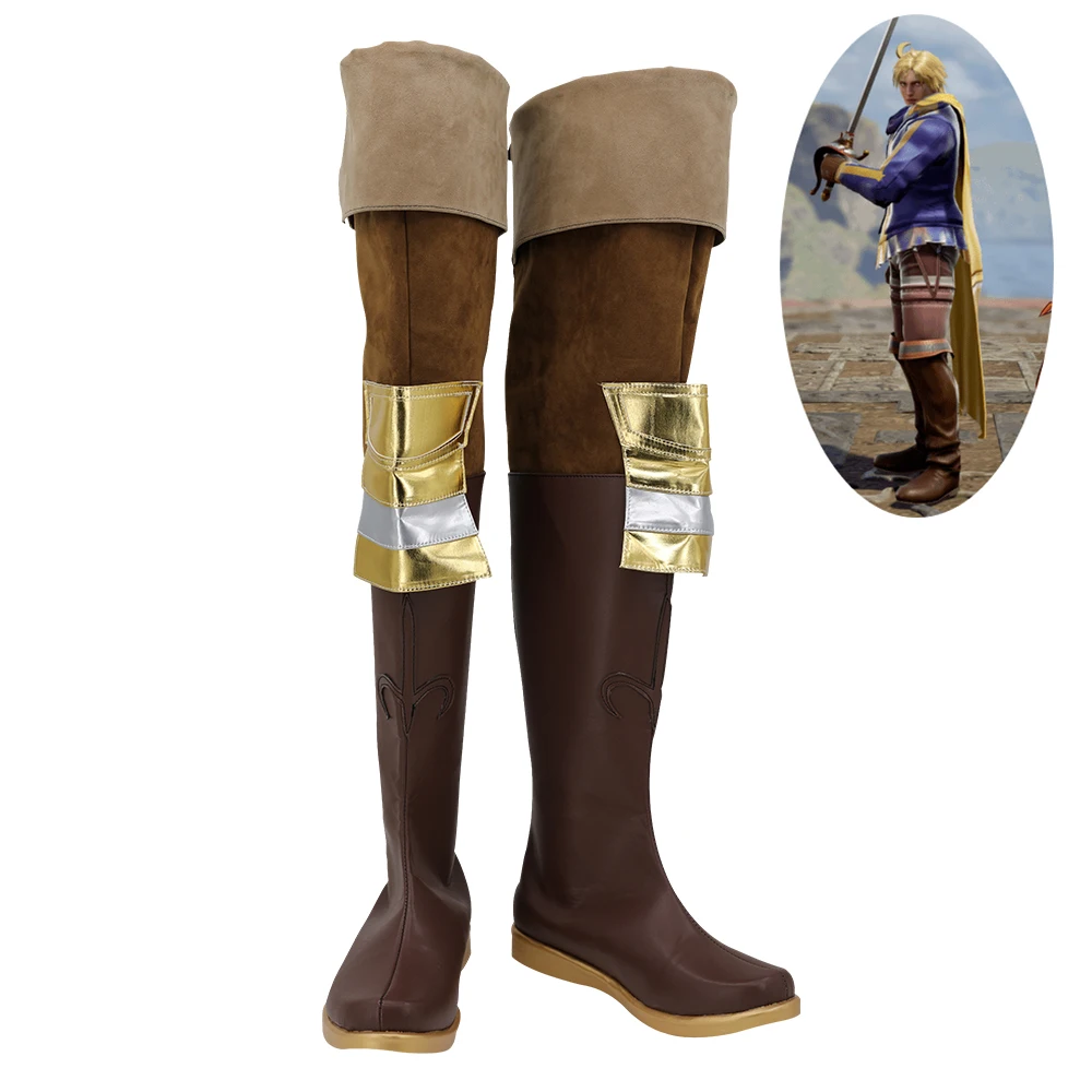 

Ramza Beoulve Shoes Dissidia Final Fantasy Cosplay Boots