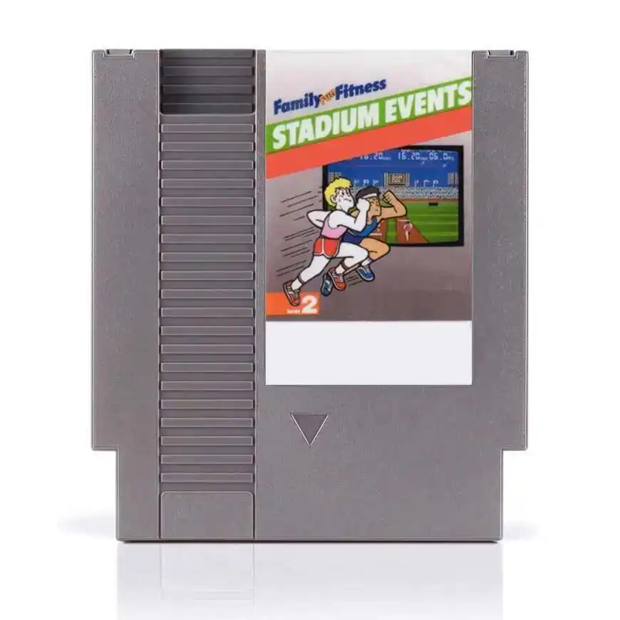 

72-контактная игровая карта Stadium Events для 8-битного игрового плеера, версия NTSC и Pal