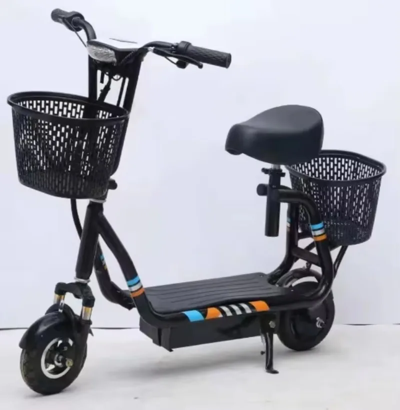 

2025 New Style Urban Leisure 24V Dual-Assisted Adult Electric Bicycle Cheap Two-Wheeled Scooter Lead-Acid Battery Power Supply S