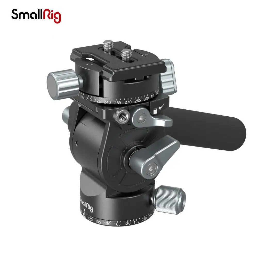 

SmallRig Lightweight Fluid Video Head 360 Swivel with a Removable Telescopic Handle Adjustable Lightweight Portable 3457