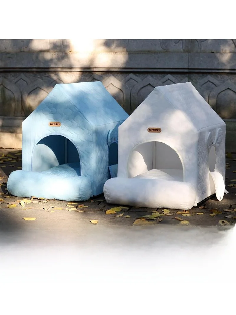 

Warm Half-Closed Tent Style Pet House for Cats And Dogs Baby Home Cozy Den Environment Pet Supplies And Dog Beds