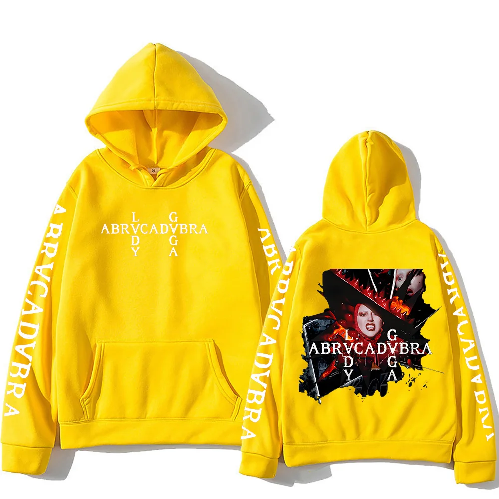 Леди Гага MAYHEM Абракадабра sudaderas con capucha 2025 moda hombres estético Ретро sudadera nuevo diseño трикотажные изделия ropa informal