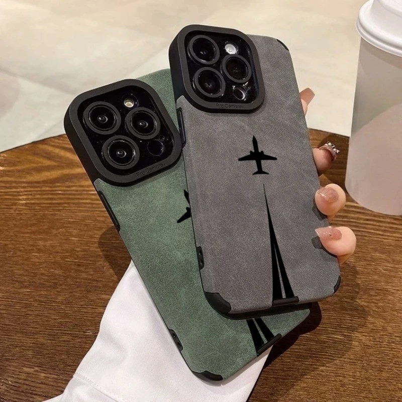 Custodia in silicone di lusso in pelle opaca per iPhone 17 16 15 14 13 12 11 Pro Max 16 Plus X XR XS Max Protezione dell'obiettivo Copertura antiurto
