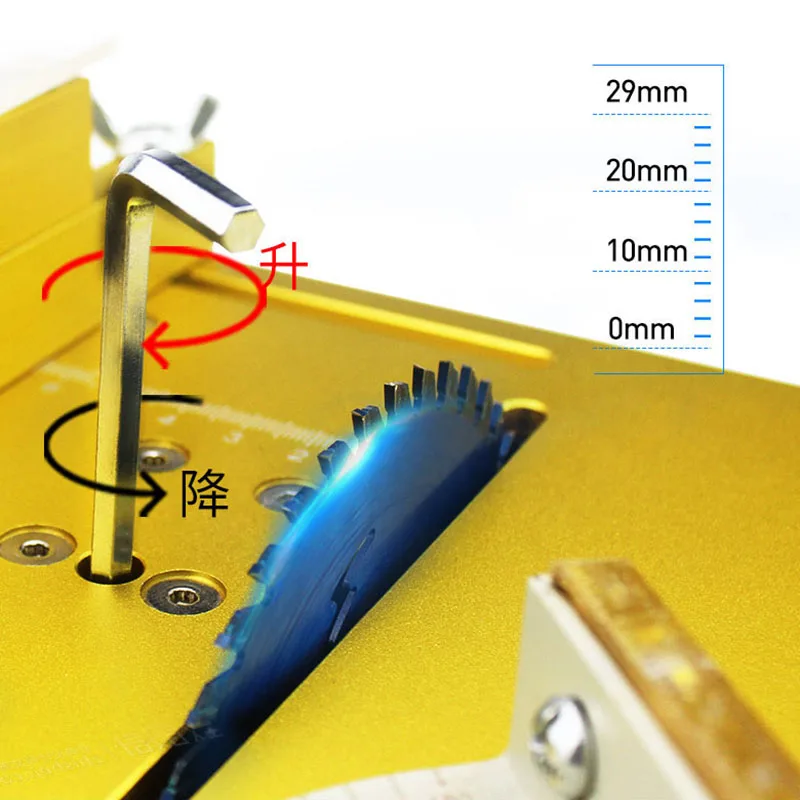 29MM Multifunctional Professional Mini Cutting Machine For Woodworking Polishing And Low Energy Consumption Small Table Saw Lift